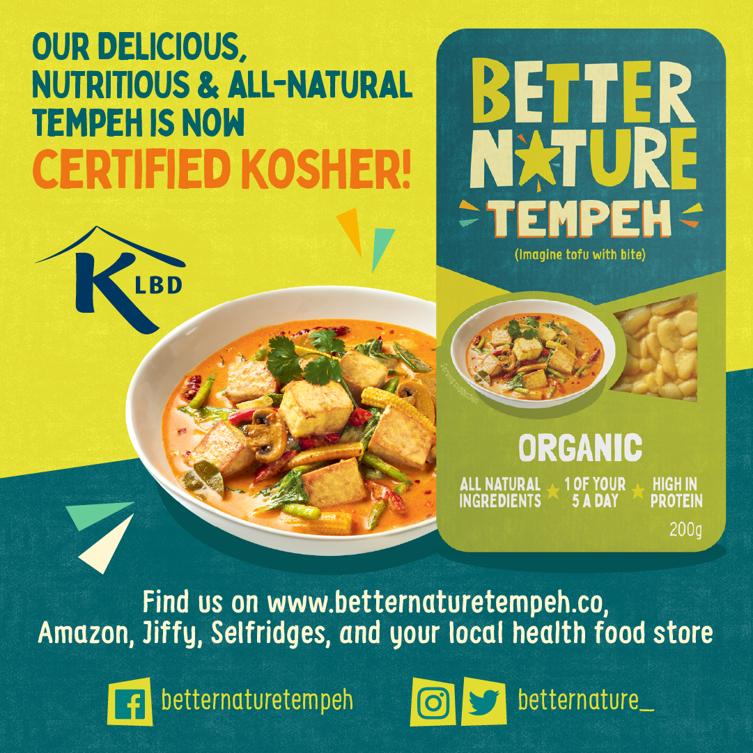 Better Nature Tempeh Kosher London Beth Din KLBD